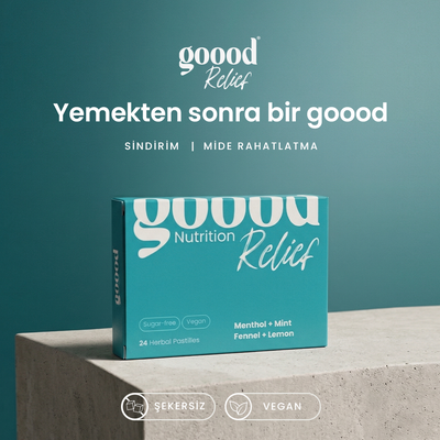 Goood Relief Sindirim Destekleyici Bitkisel 24'lü Pastil (Mide Rahatlatıcı & Şişkinlik Karşıtı)